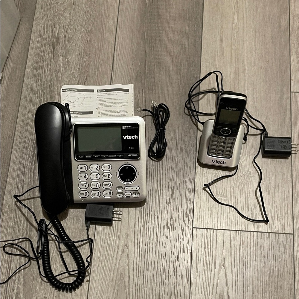 VTech Black and Silver VoIP Home Phone